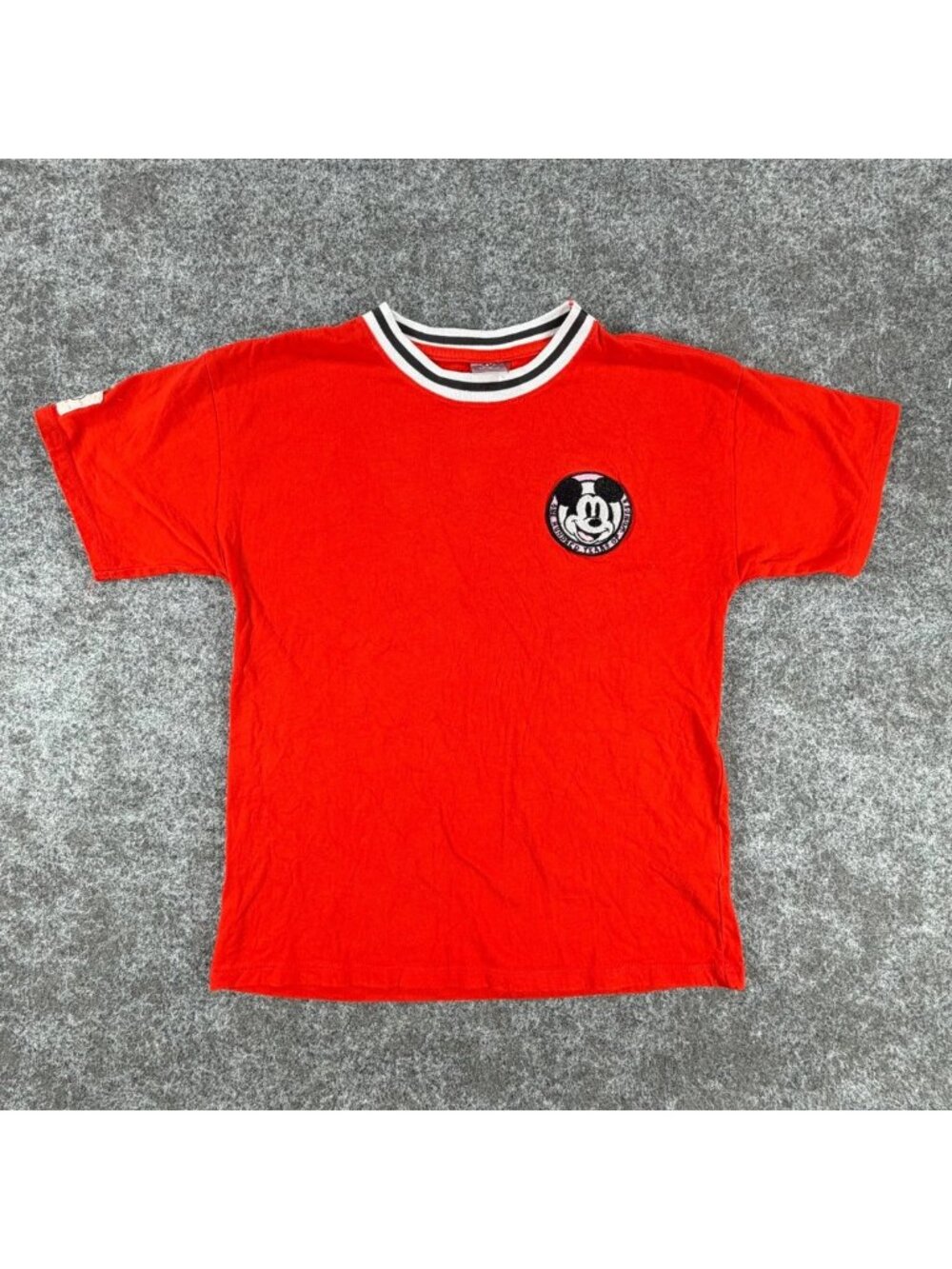 Disney x Cotton On T-Shirt Kids 9-10 Red Micky Mouse 100 Years Of Wonder Graphic